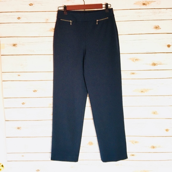 Talbots Navy Blue Dress Pants Size 4 - Picture 4 of 10